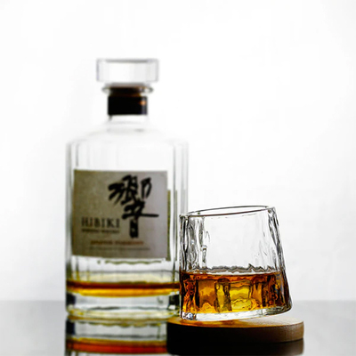 Luxury Chamvin Crystal Whisky Glass with Wooden Box