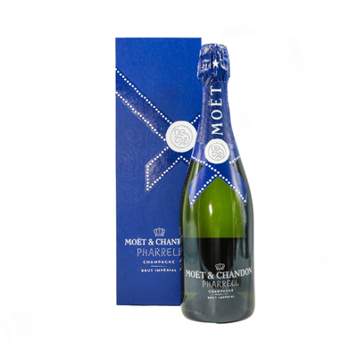 Шампанско Moët & Chandon x Pharrell Williams Limited Edition (Blue Label) 0,75 л