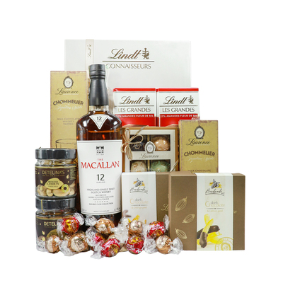 Подаръчна Кошница Уиски Macallan 12YO Double cask One Gift 01204