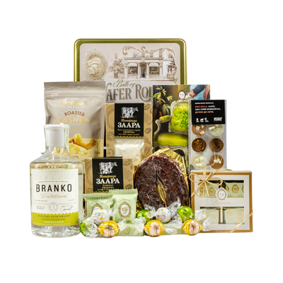Gift Basket with Branko Brandy One Gift 01239