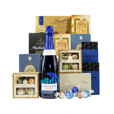 Подаръчна Кошница с Пенливо вино Мар де Фрадес One Gift 01266