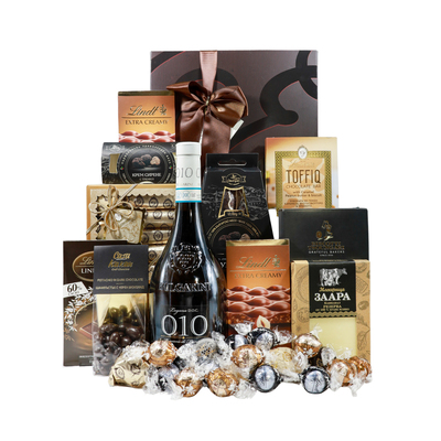 Gift Basket with White Wine Bulgarini One Gift 01134