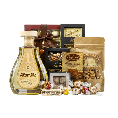 Gift Box with Alambik Brandy One Gift 01226