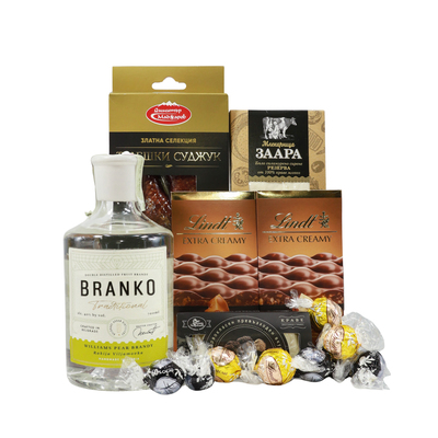 Gift Box with Branko Brandy One Gift 01221