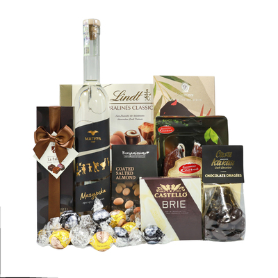 Gift Box with Grape Brandy One Gift 01219