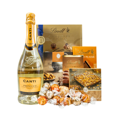 Gift Box with Prosecco Cans One Gift 01259