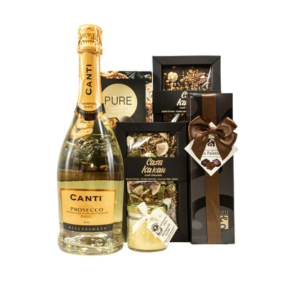 Подаръчна Кутия с Просеко Канти One Gift 01285