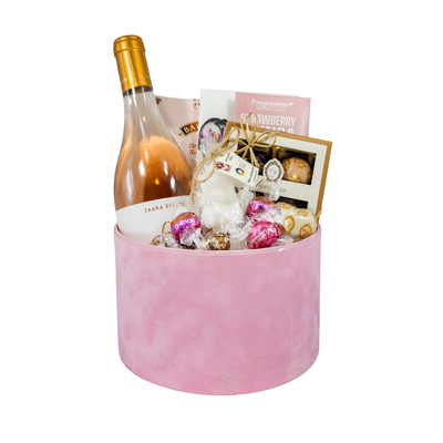Gift Box with Rose Wine Zaara Estate One Gift 01272