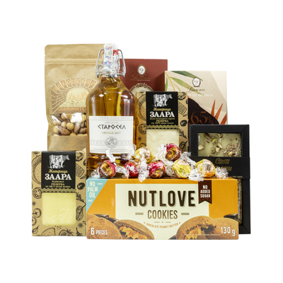 Подаръчна Кутия с Ракия Старосел  One Gift 01304
