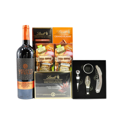 Gift Box with Wine Trulli One Gift 01128