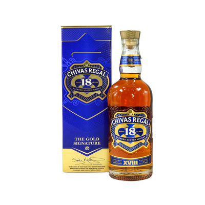 Gift box with Whiskey Chivas Regal 18 YO One gift 01006