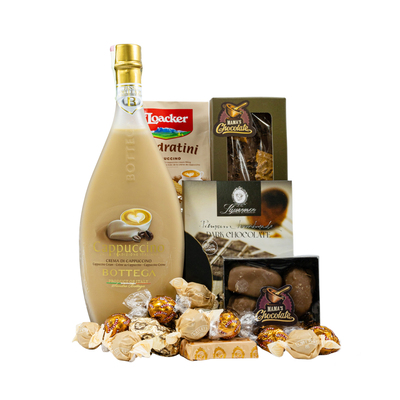 Gift for Woman with Cappuccino Liqueur One Gift 01327