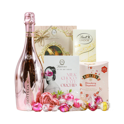 Подарък за Жена с Просеко Bottega Rose Gold One Gift 01163