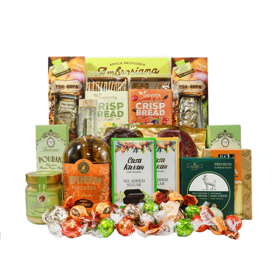Gourmet Gift Basket with Rakija One Gift 01205
