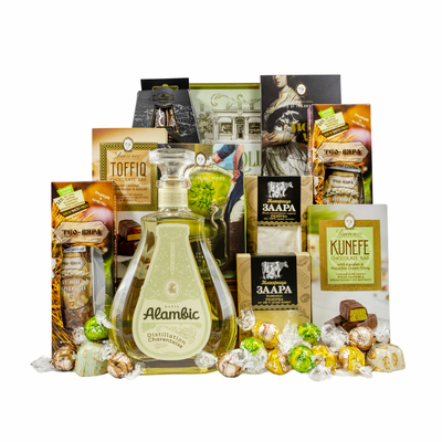 Gourmet Gift for Men with Brandy One Gift 01225