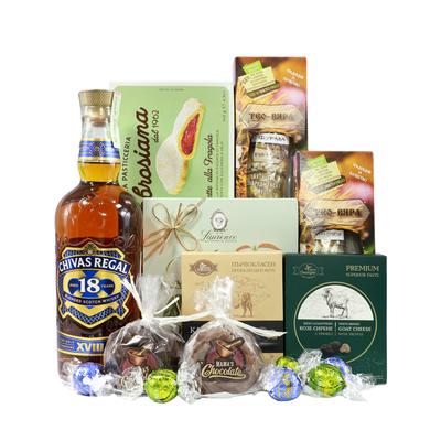 Луксозна Гурме Кошница с Уиски One Gift 73335