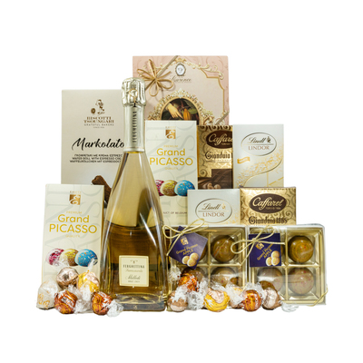 Луксозна Подаръчна Кошница С Франчакорта One Gift 01265