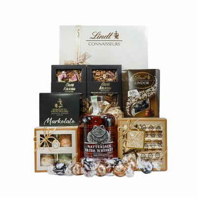 Luxury Gift Basket with Whiskey NaterJack One Gift 01105