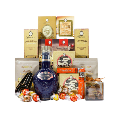 Луксозна Подаръчна Кошница с Уиски Royal Salute 21YO  One Gift 01189
