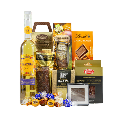 Луксозна Подаръчна Кутия с Ракия One Gift 01238