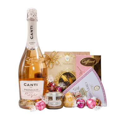 Luxury Gift Box with Prosecco Cans One Gift 01261