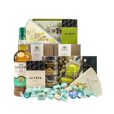 Луксозна Подаръчна кутия с Уиски Glenlivet 12YO One Gift 01055