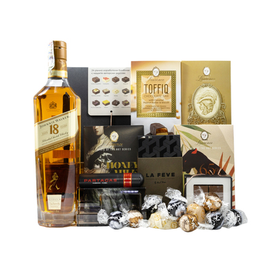 Luxury Gift Box with Whiskey Johnny 18 g One Gift 01069