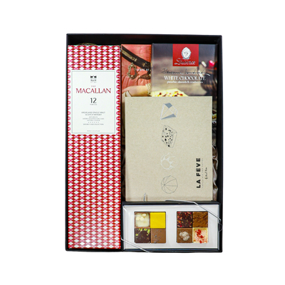 Luxury Gift Box with Whiskey Macallan 12YO One Gift 01201