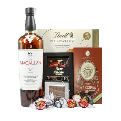 Луксозна Подаръчна Кутия с Уиски Macallan 12YO One Gift 01203