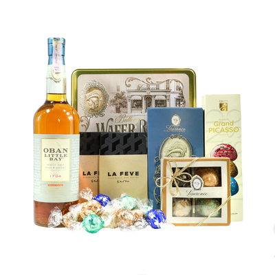 Luxury Gift Box with Whiskey Oban One gift 01015
