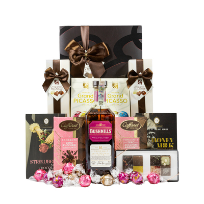 Луксозна Кошница за Офис с Уиски 16 г One Gift 01120