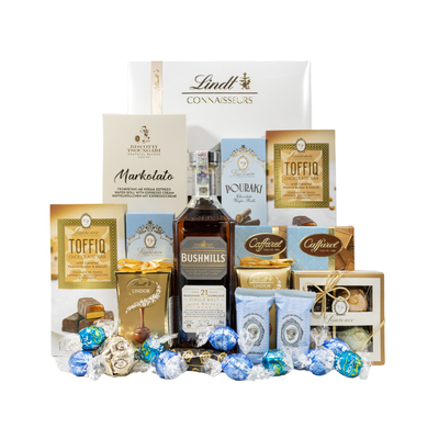 Luxury Whiskey Basket Bushmils 21 YO One Gift 01119