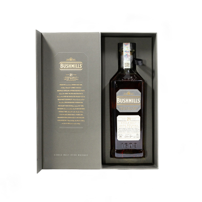 Luxury Whiskey Basket Bushmils 21 YO One Gift 01119