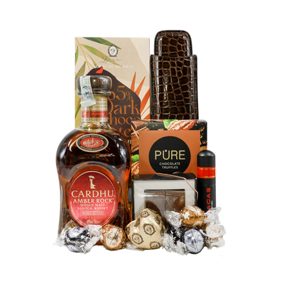 Луксозна Кутия с Уиски Cardhu Amber Rock One Gift 01174