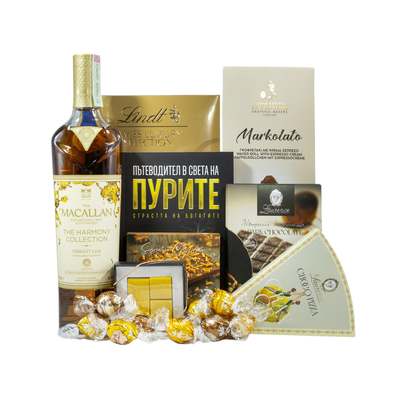 Луксозна Подаръчна Кутия с Уиски Maccalan Harmony One Gift 01108