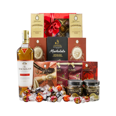 Macallan Classic Cut One Gift Whiskey Gift Basket 01076