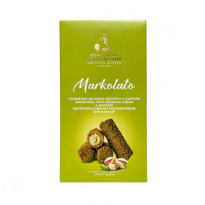 Tsoungari wafer rolls with pistachio cream 170g